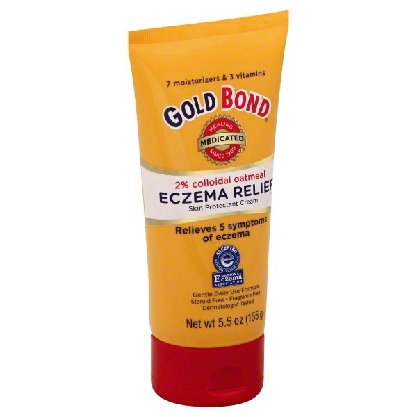 slide 1 of 5, Gold Bond Medicated Eczema Relief Cream (5.5 Oz), 5.5 oz