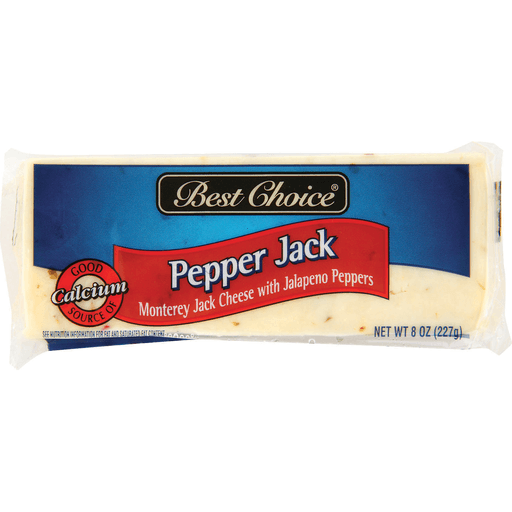 slide 1 of 1, Best Choice Pepper Jack Cheese, 8 oz