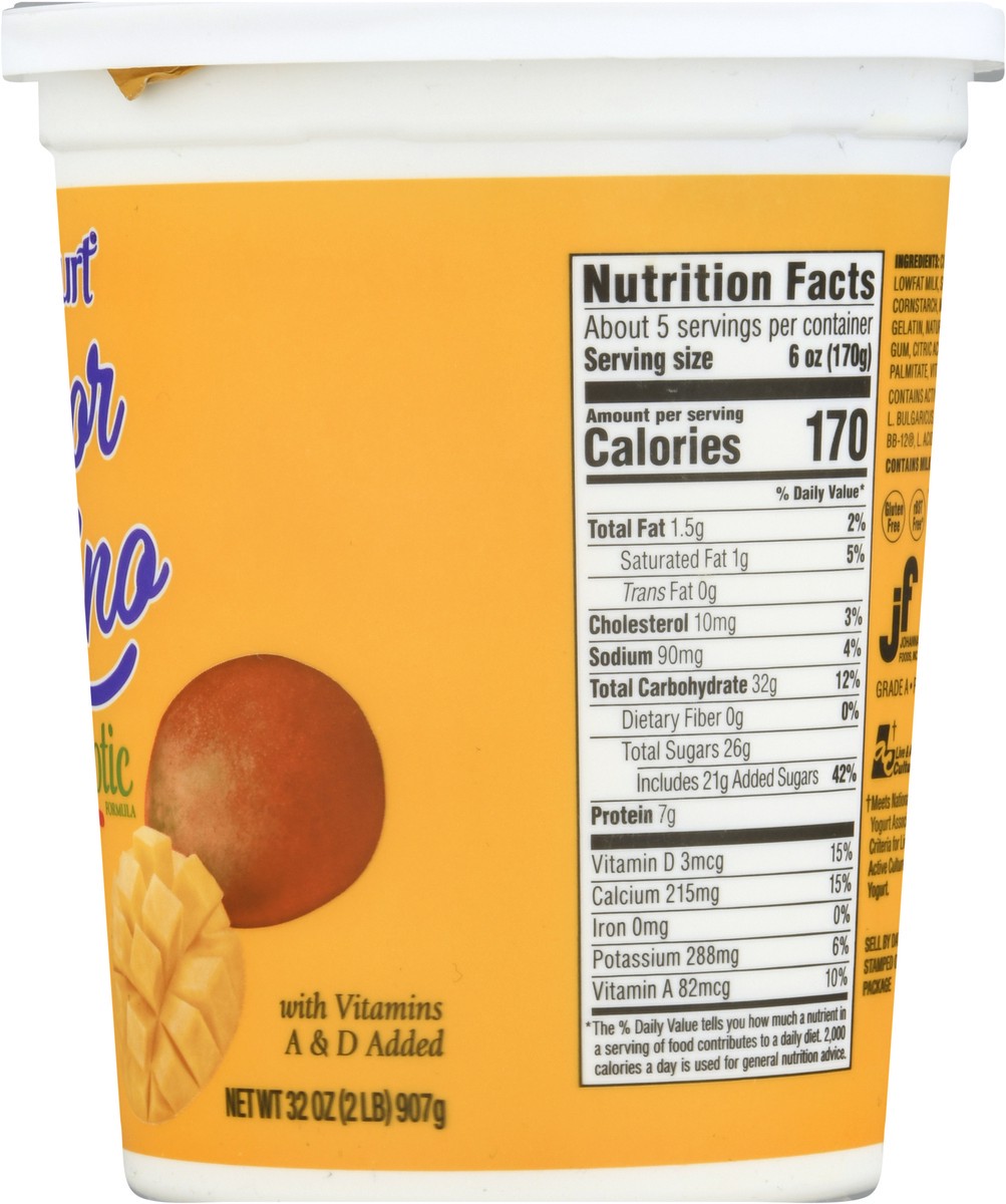 slide 11 of 13, La Yogurt Sabor Latino Lowfat 1% Milkfat Blended Mango Yogurt 32 oz, 32 oz