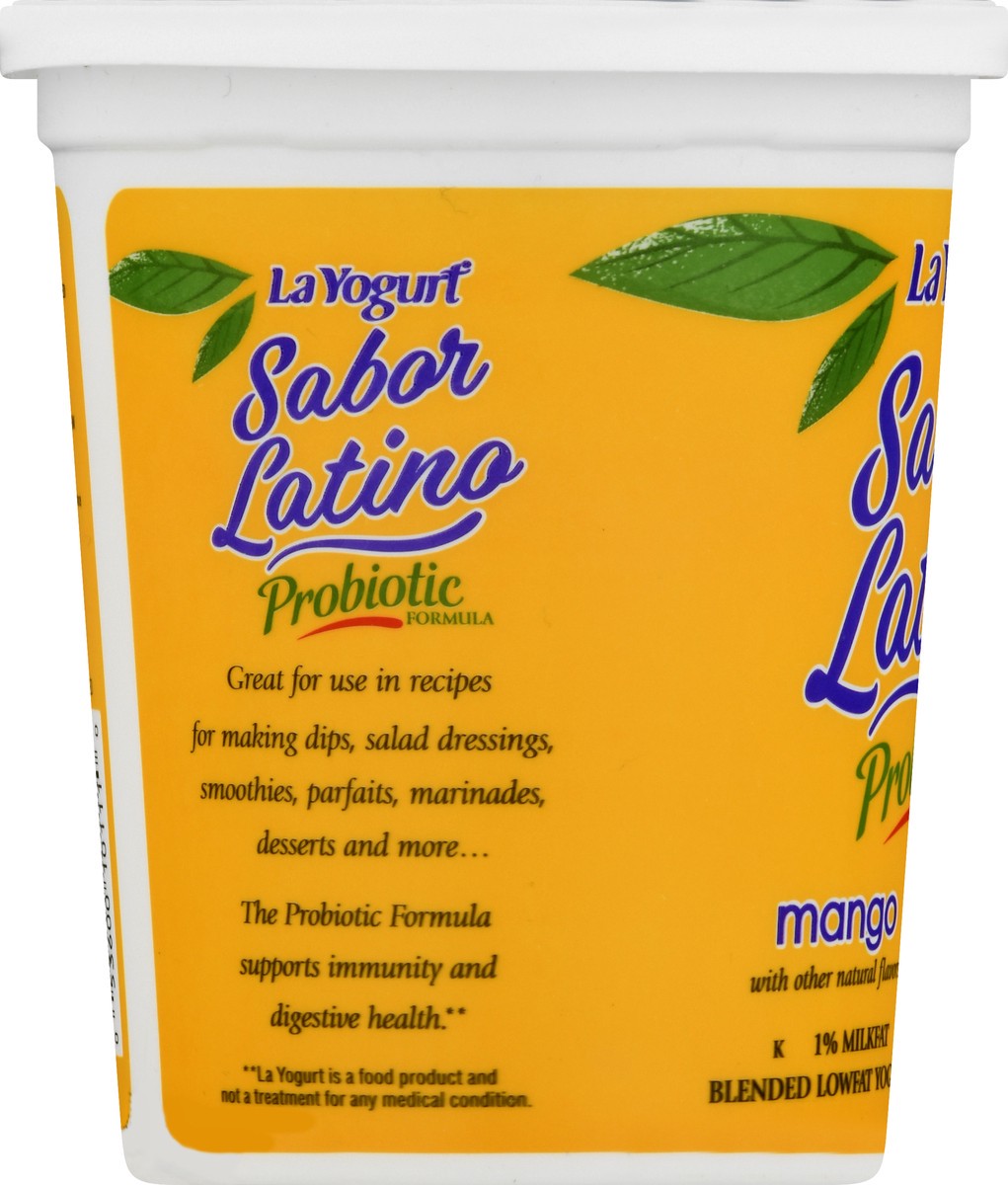 slide 5 of 13, La Yogurt Sabor Latino Lowfat 1% Milkfat Blended Mango Yogurt 32 oz, 32 oz