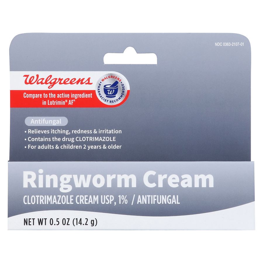 slide 2 of 5, Walgreens Ringworm Cream, Antifungal, 0.5 oz