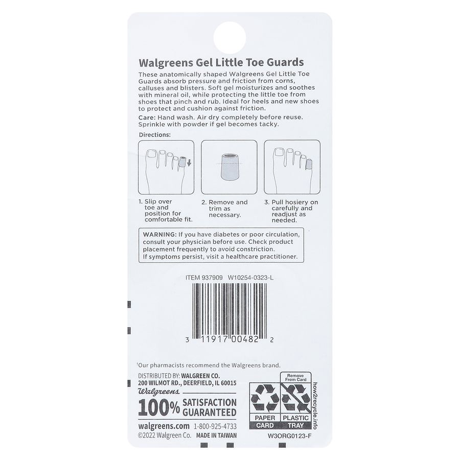 slide 5 of 5, Walgreens Little Toe Guards, 2 ct