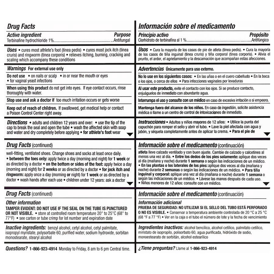 slide 4 of 5, Walgreens Terbinafine Cream, 1 oz