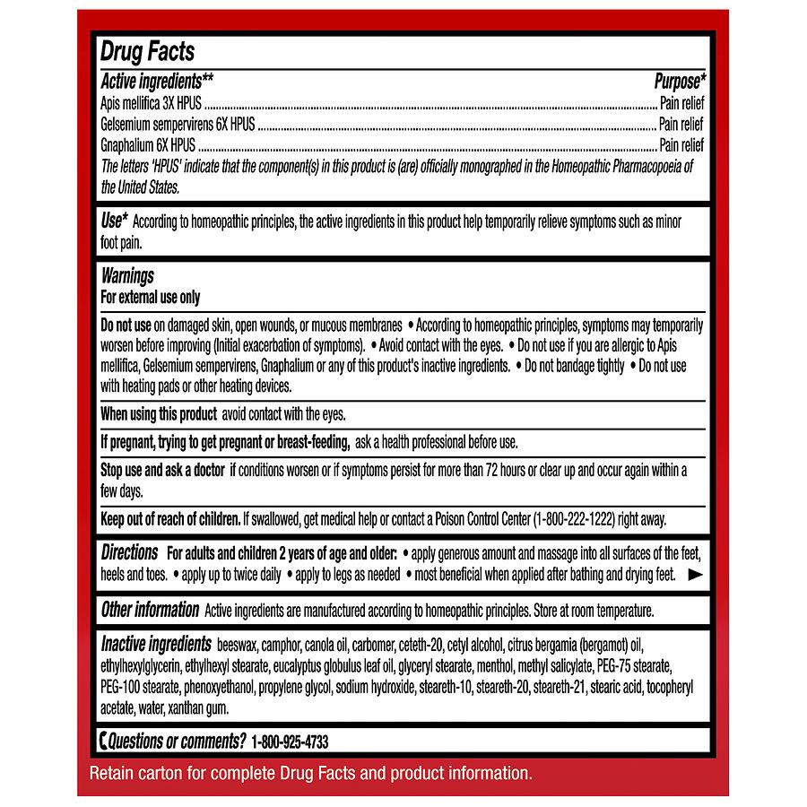 slide 4 of 5, Walgreens Pain Relieving Foot Cream, 4 oz