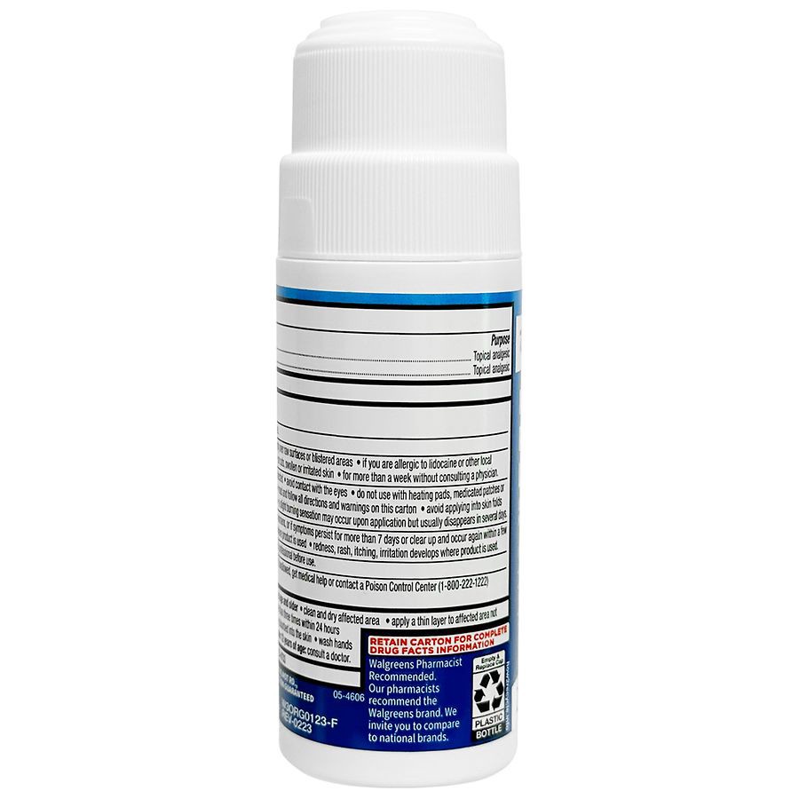 slide 5 of 5, Walgreens Nerve Pain Relieving Roll-On, 2.5 fl oz