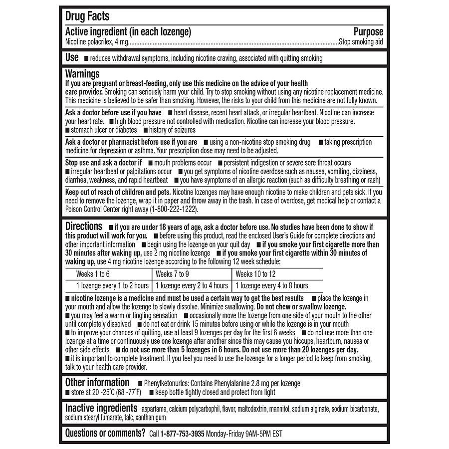 slide 2 of 3, Walgreens 4 mg Mini Lozenge Mint, 20 ct