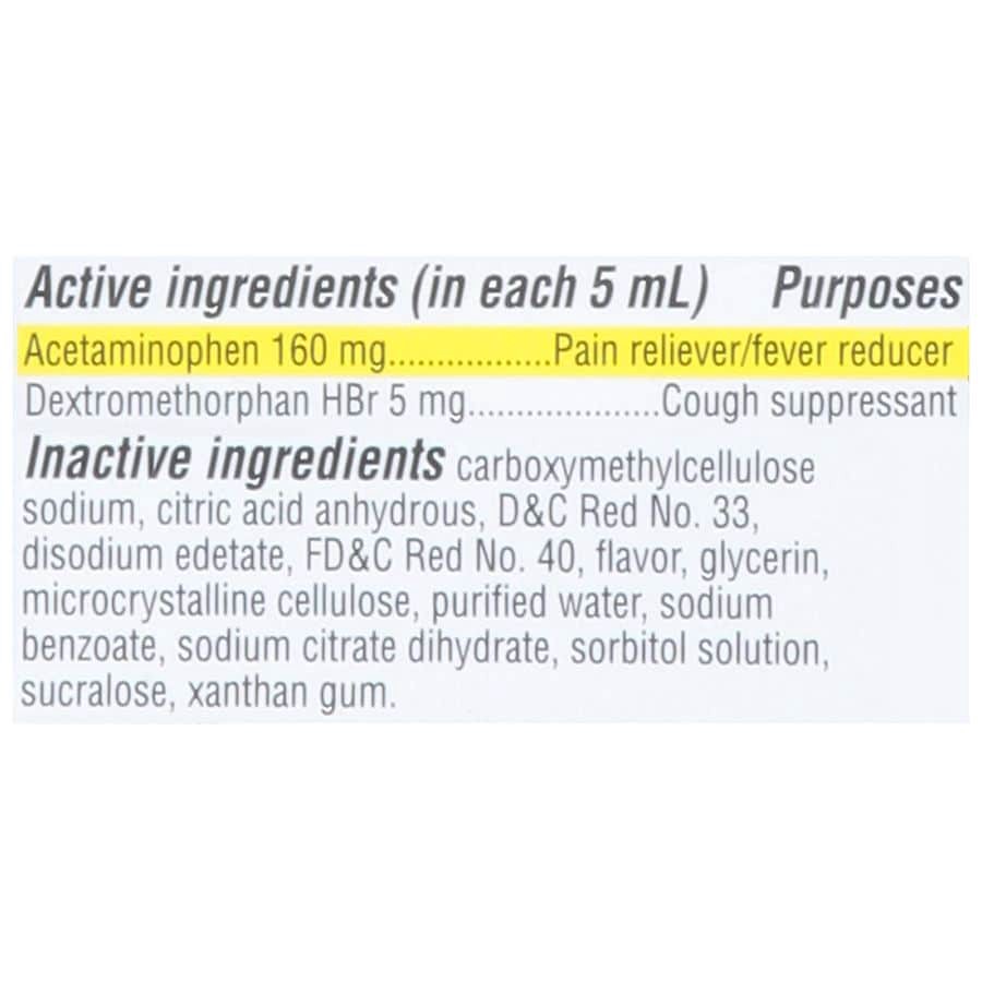 slide 5 of 5, Walgreens Children's Cold, Cough & Sore Throat Bubblegum, 4 fl oz