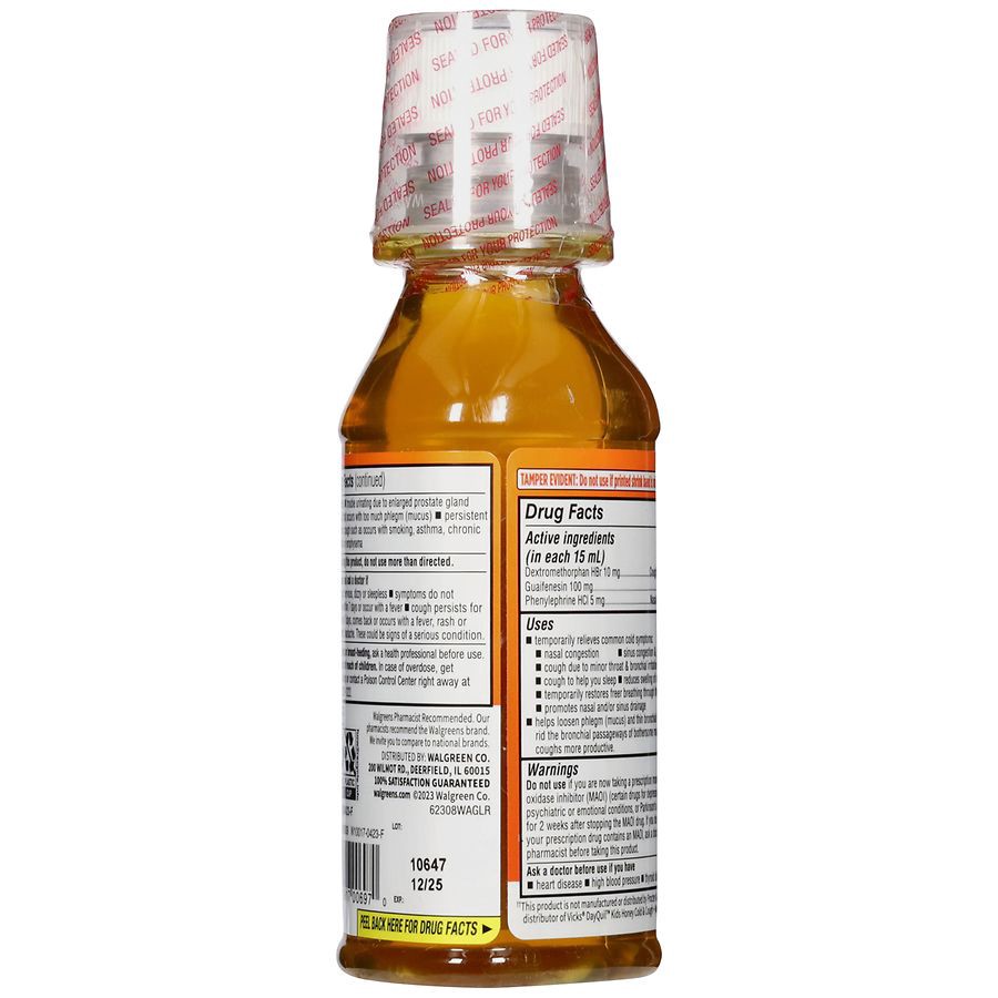 slide 2 of 5, Walgreens Children's Cold + Cough + Mucus Daytime Honey, 8 fl oz