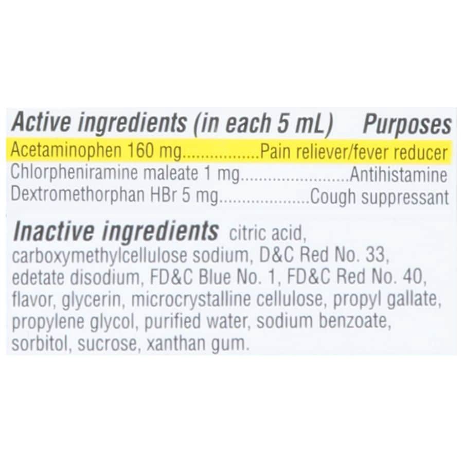 slide 4 of 5, Walgreens Children's Cold, Cough & Runny Nose Grape, 4 fl oz