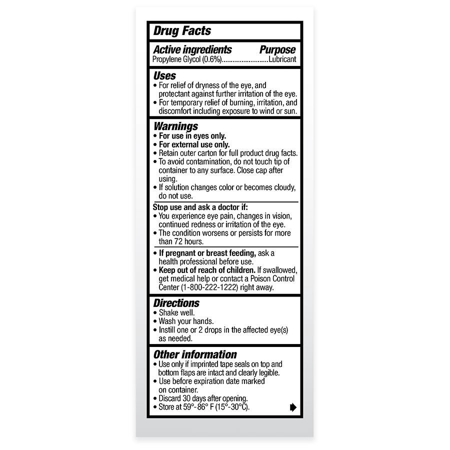 slide 3 of 3, Walgreens Complete Lubricant Eye Drops, 0.33 fl oz