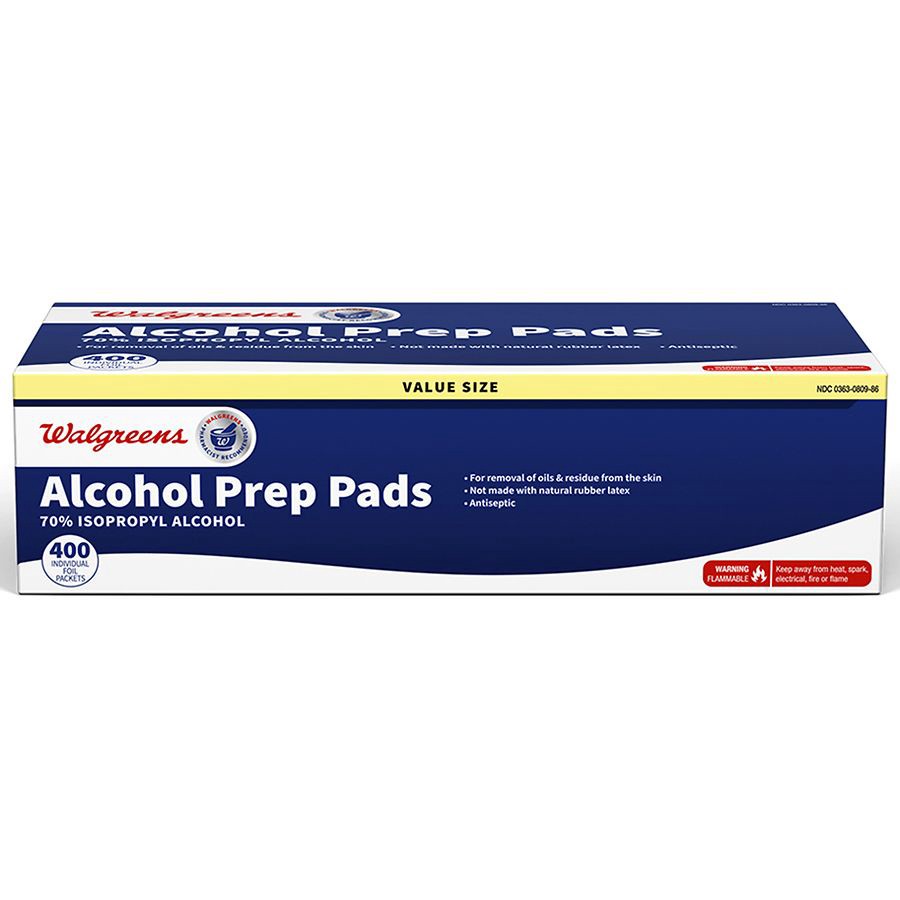 slide 2 of 4, Walgreens Alcohol Prep Pads, 400 ct