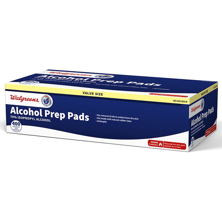slide 3 of 4, Walgreens Alcohol Prep Pads, 400 ct