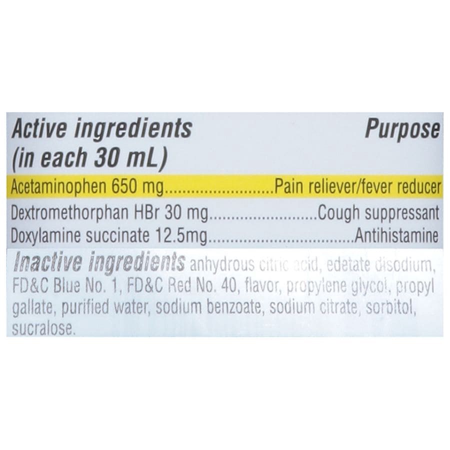 slide 2 of 5, Walgreens Nighttime Cold & Flu High Blood Pressure Liquid Sugar Free, 8 fl oz