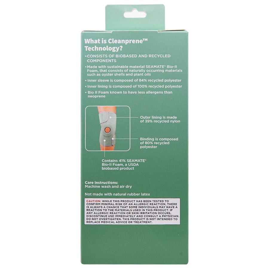 slide 2 of 4, Walgreens Cleanprene Knee Brace One Size, 1 ct
