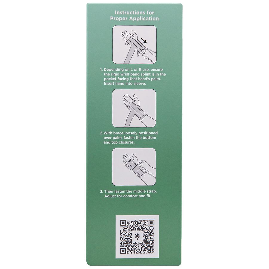 slide 3 of 4, Walgreens Cleanprene Wrist Brace One Size, 1 ct