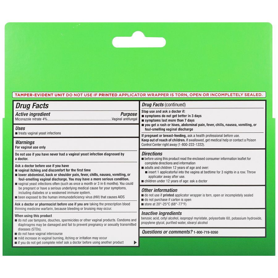 slide 5 of 5, Walgreens Miconazole 3, 3 ct