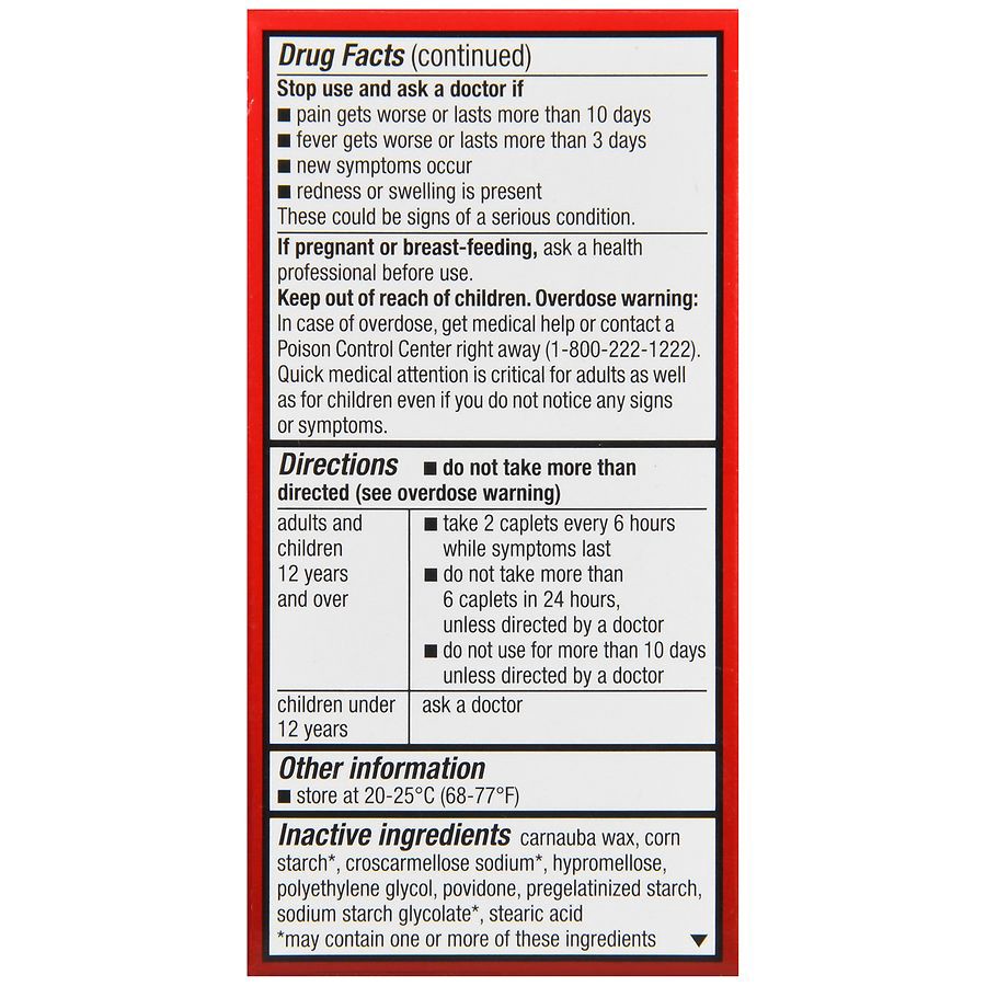 slide 3 of 5, Walgreens Extra Strength Pain Reliever Acetaminophen Caplets, 50 ct