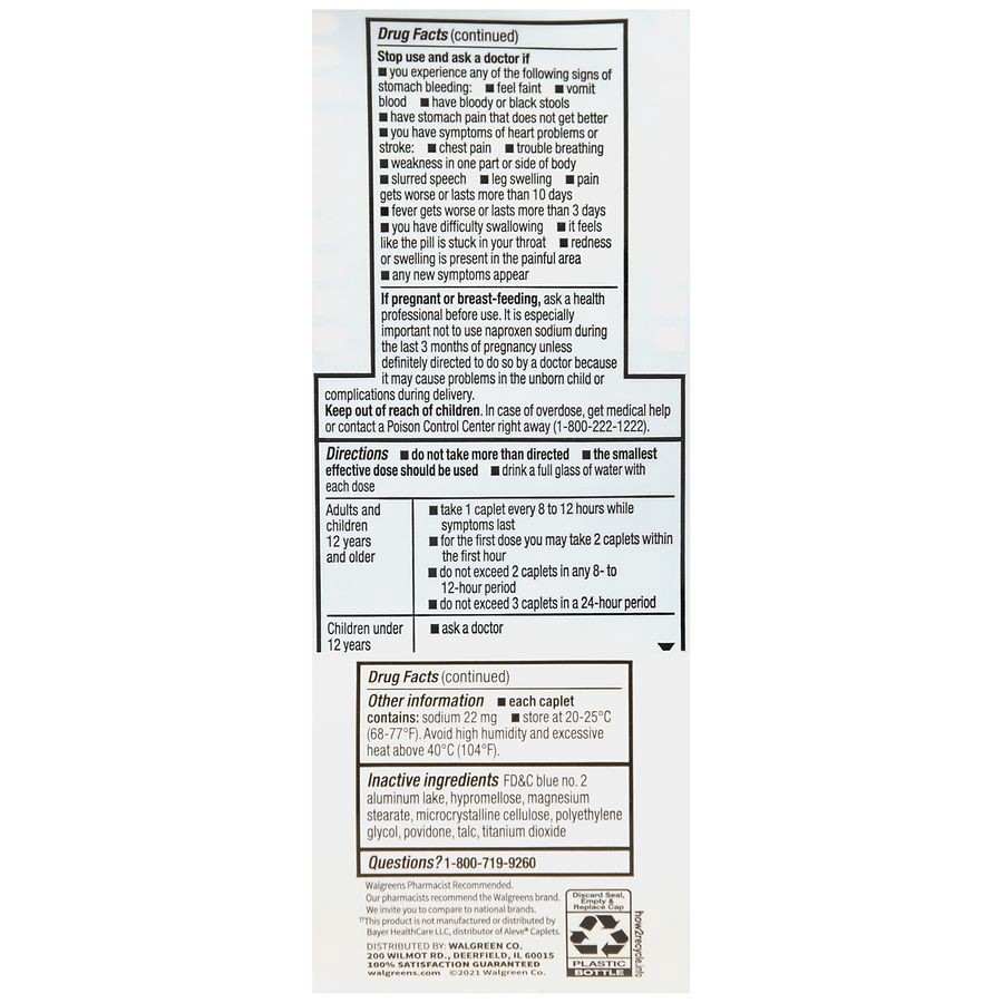 slide 3 of 5, Walgreens Easy Open All Day Pain Relief Caplets, 90 ct