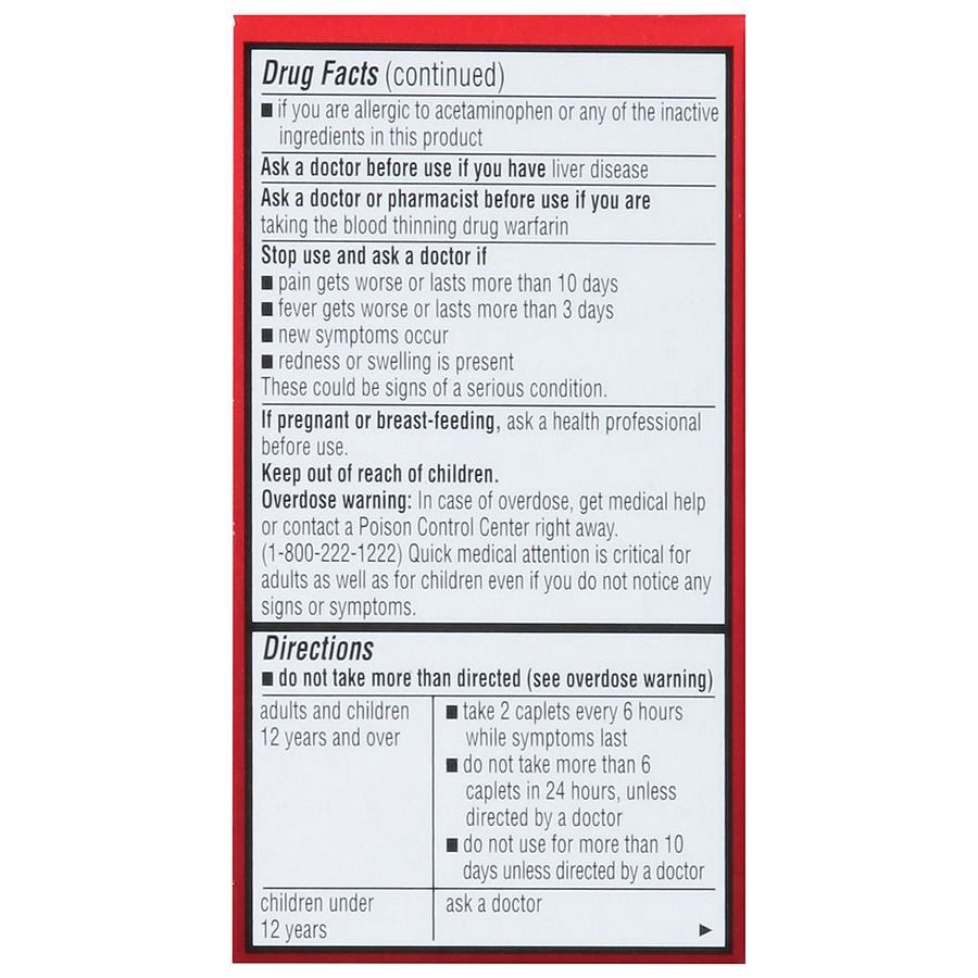 slide 4 of 5, Walgreens Pain Reliever Extra Strength, 15 ct