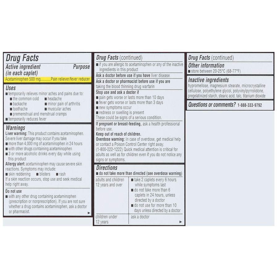 slide 5 of 5, Walgreens Pain Reliever Extra Strength, 15 ct