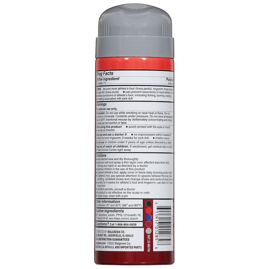 slide 3 of 3, Walgreens Athlete's Foot Powder Spray, 4.6 oz