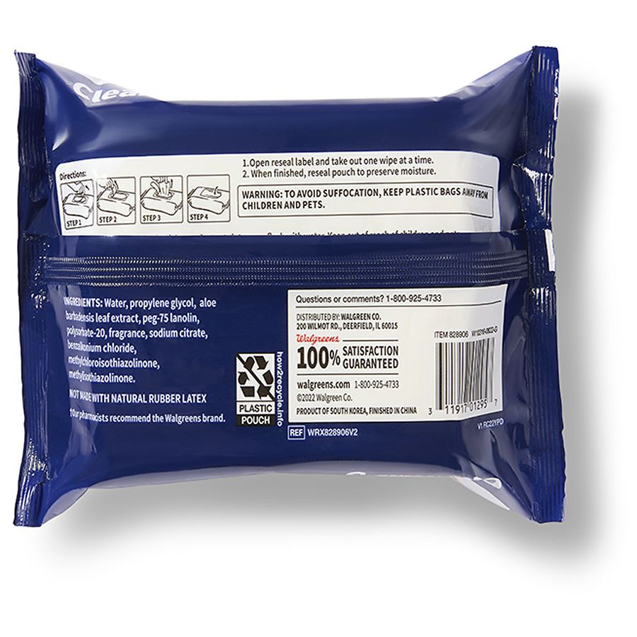 slide 4 of 5, Walgreens Cleansing Wipes Scented, 42 ct