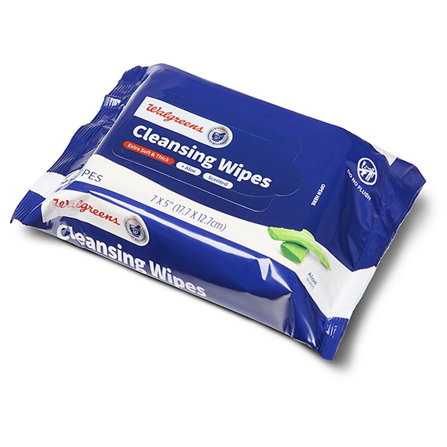 slide 3 of 5, Walgreens Cleansing Wipes Scented, 42 ct