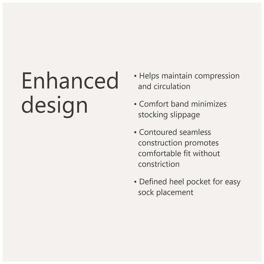 slide 3 of 5, Walgreens Knee Length Anti-Embolism Stockings White, XL