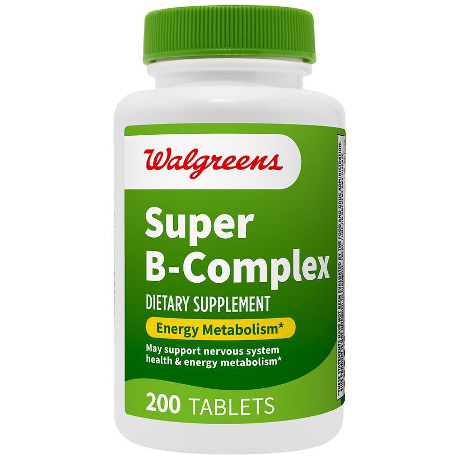 Walgreens Super B-Complex 200 Ct | Shipt