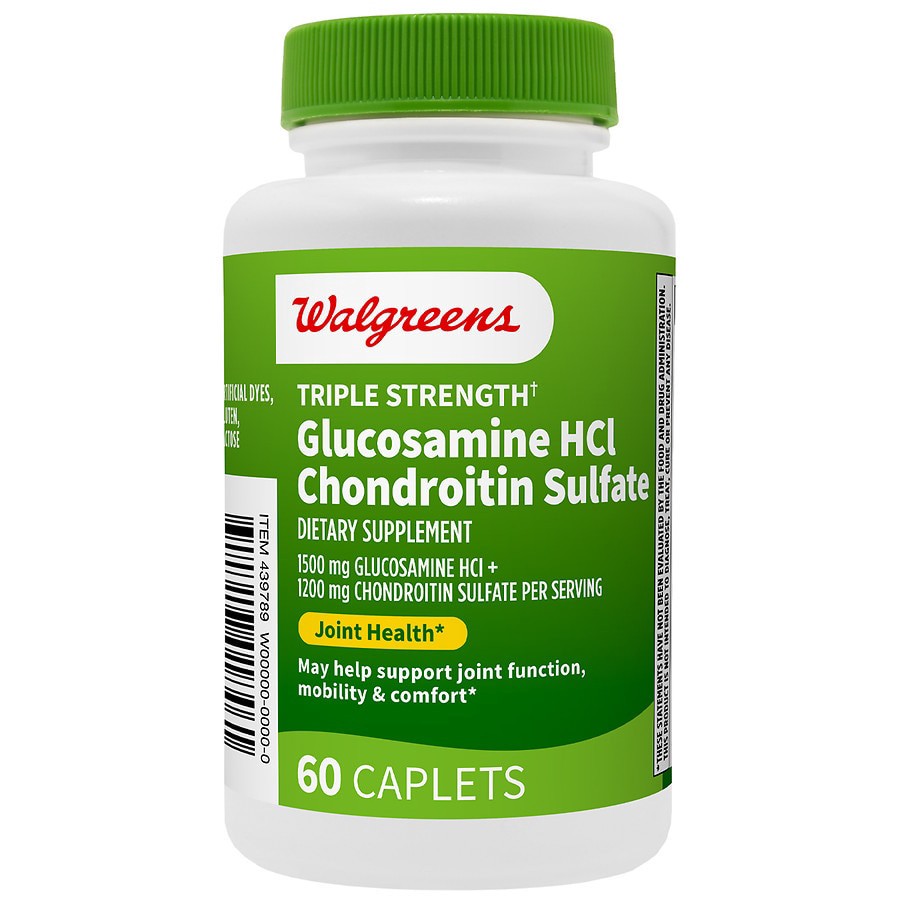 Walgreens Triple Strength Glucosamine Chondroitin Sulfate 60 ct Shipt