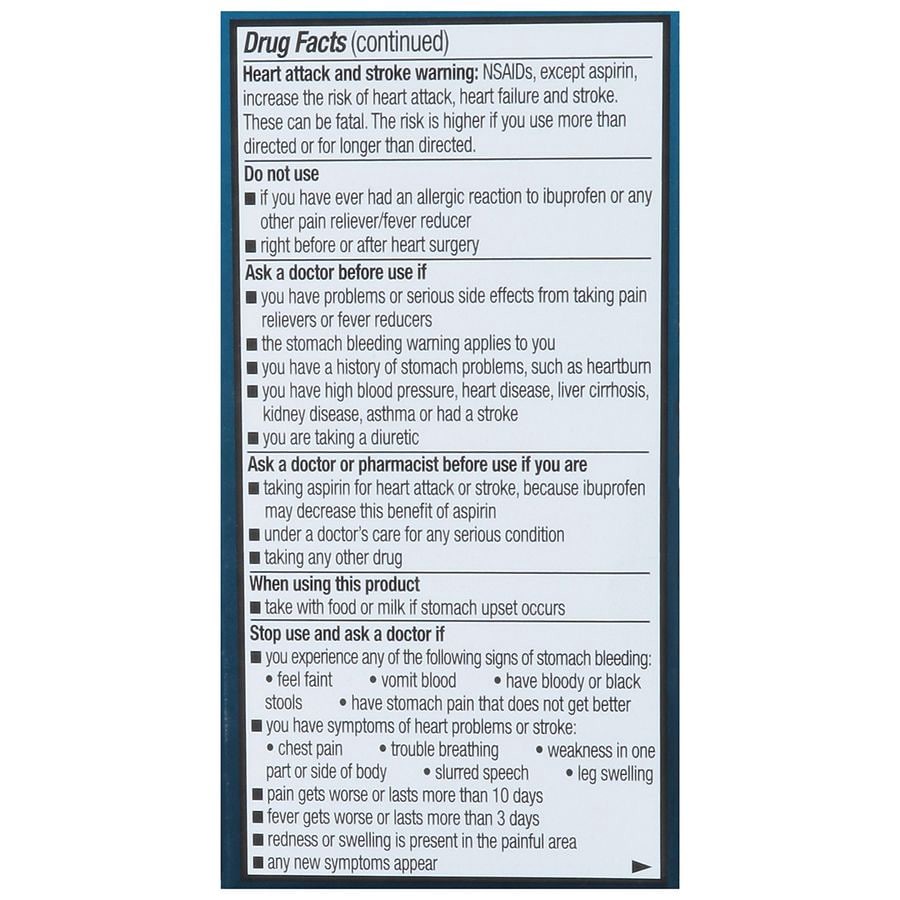 slide 3 of 3, Walgreens Ibuprofen Pain Reliever 200mg, 15 ct