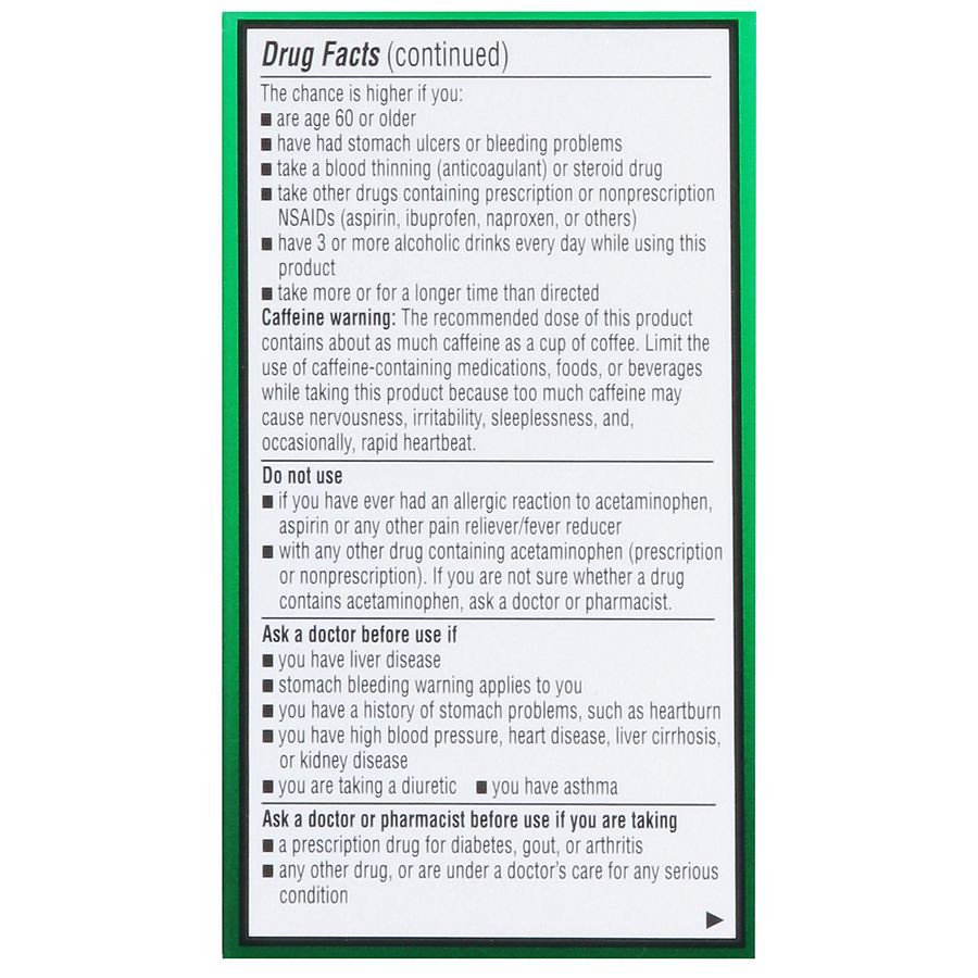 slide 3 of 5, Walgreens Headache Relief Extra Strength, 24 ct