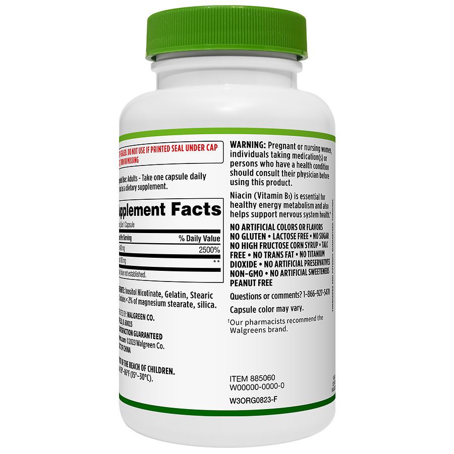 slide 4 of 4, Walgreens Flush-Free Niacin, 120 ct