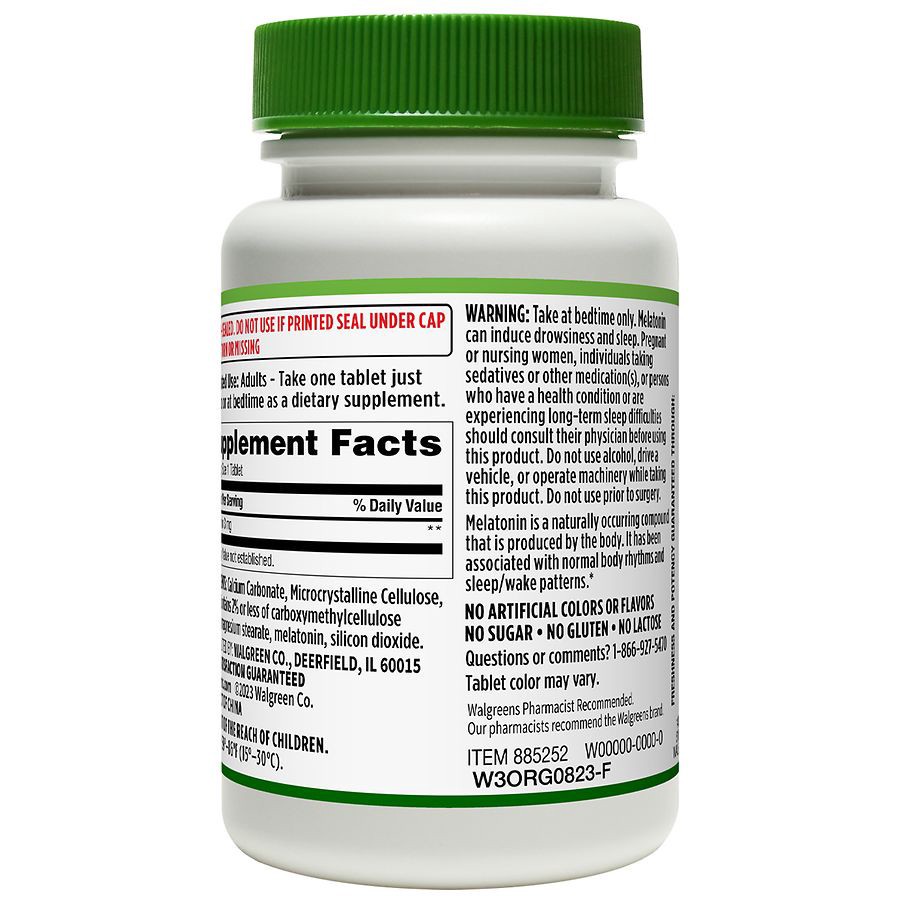 slide 3 of 4, Walgreens Melatonin 3mg Tablets, 240 ct