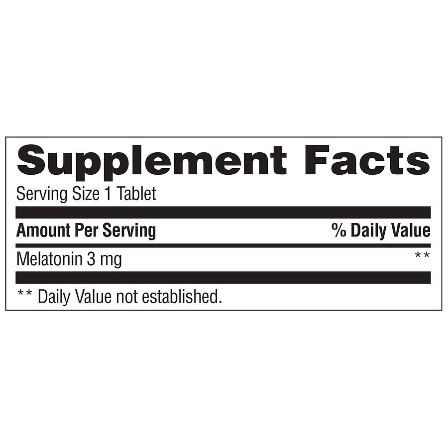 slide 4 of 4, Walgreens Melatonin 3mg Tablets, 240 ct