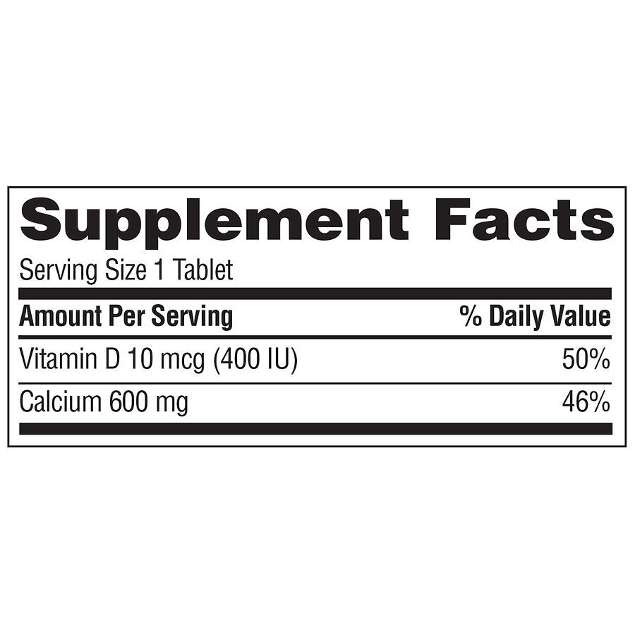 slide 2 of 4, Walgreens Calcium with Vitamin D Tablets, 400 ct