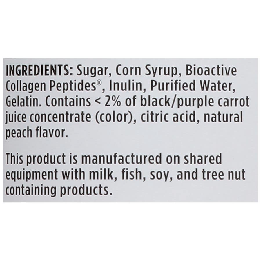 slide 2 of 5, Walgreens Collagen Gummies Dietary Supplement Natural Peach, 60 ct