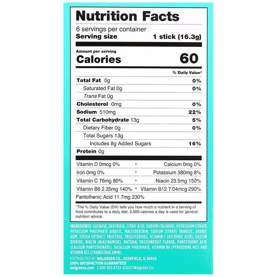 slide 2 of 5, Walgreens Electrolyte Drink Mix Triple Hydration, 6 ct