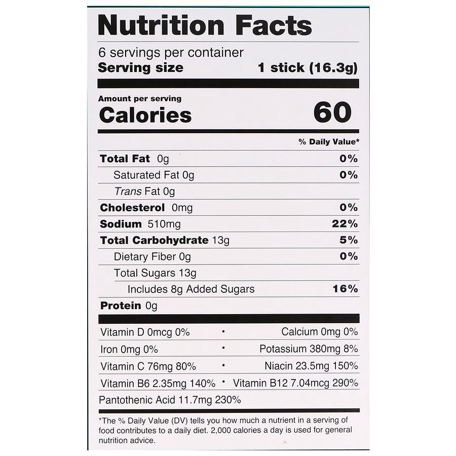 slide 5 of 5, Walgreens Electrolyte Drink Mix Triple Hydration, 6 ct