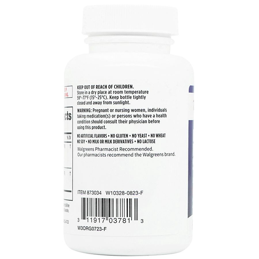 slide 2 of 3, Walgreens Blood Pressure Support Capsules, 60 ct