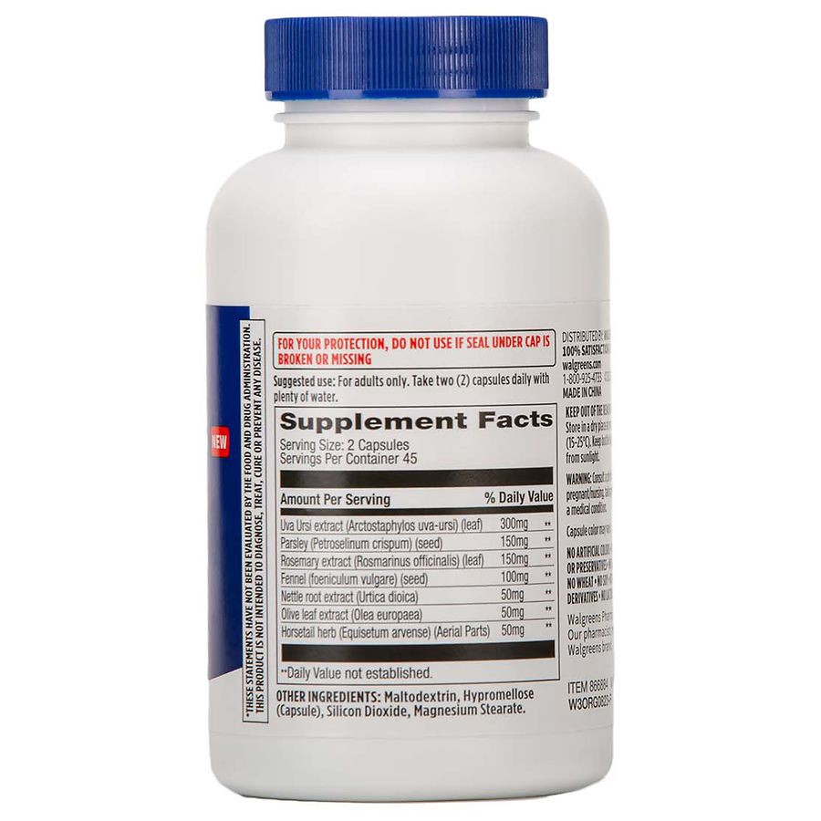 slide 5 of 5, Walgreens Kidney Cleanse Support Capsules, 90 ct