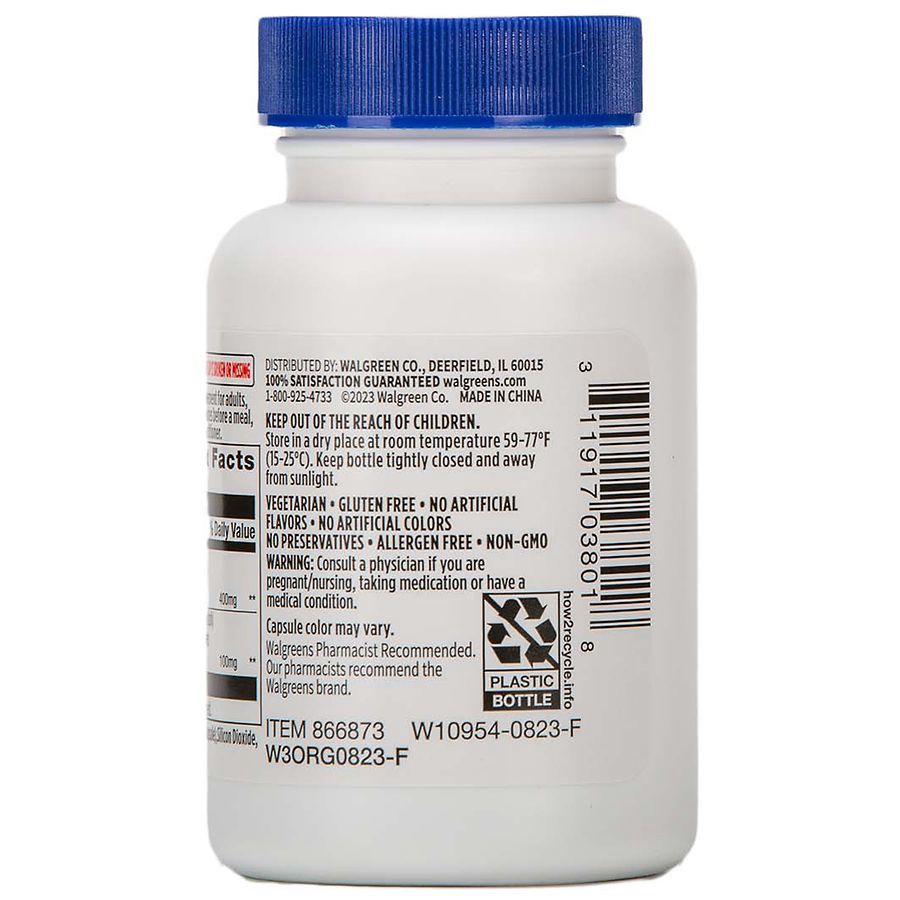 slide 4 of 5, Walgreens Blood Sugar Support Capsules, 30 ct