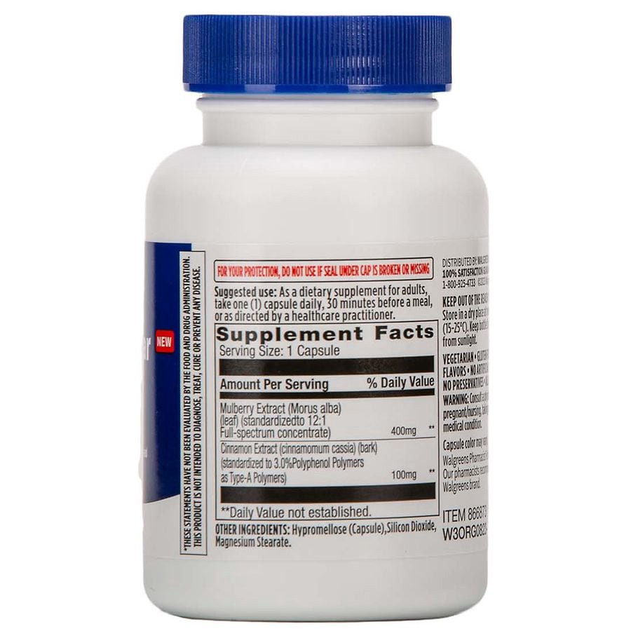 slide 2 of 5, Walgreens Blood Sugar Support Capsules, 30 ct