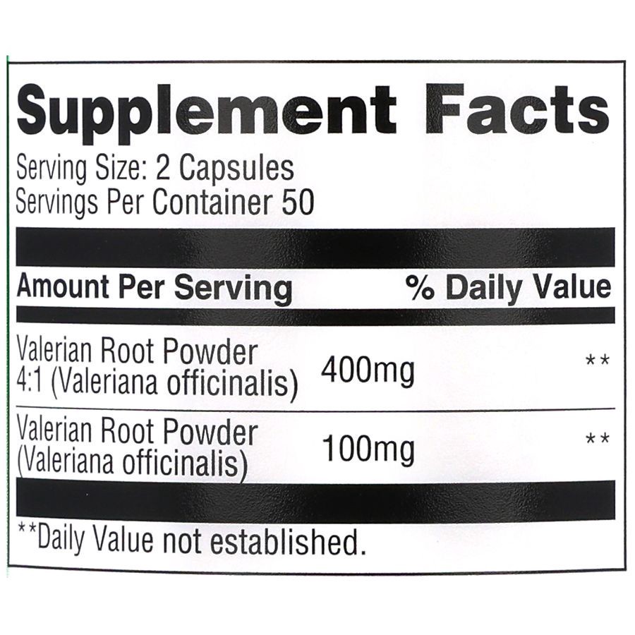 slide 3 of 5, Walgreens Free & Pure Valerian Root Capsules (50 days), 100 ct