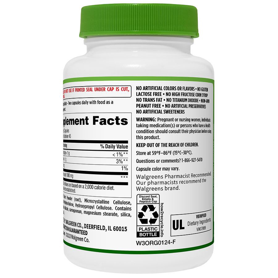 slide 4 of 4, Walgreens Beet Root 1000 mg Capsules, 90 ct