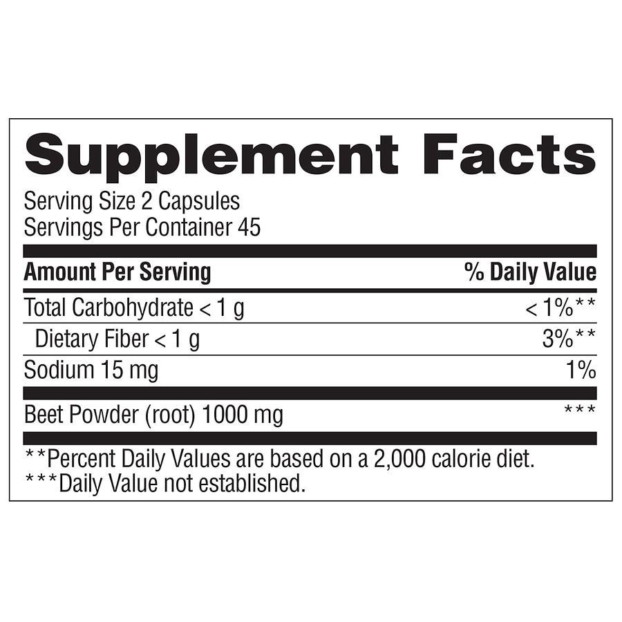 slide 2 of 4, Walgreens Beet Root 1000 mg Capsules, 90 ct