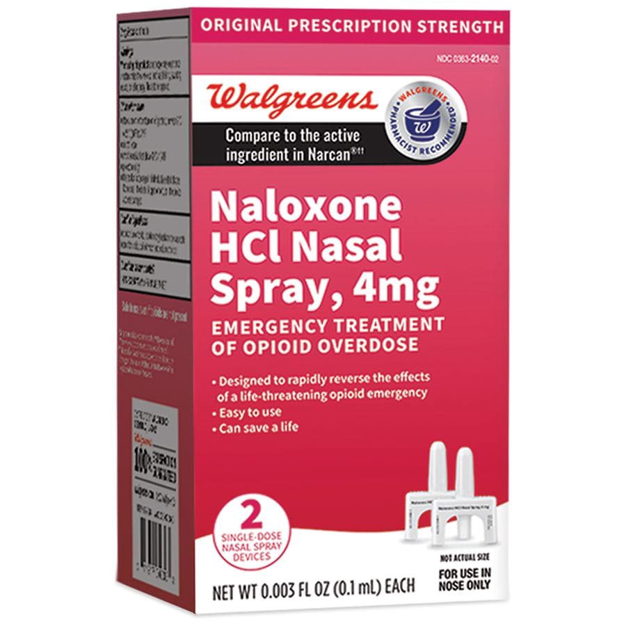 slide 4 of 4, Walgreens Naloxone HCl Nasal Spray, 1 ct