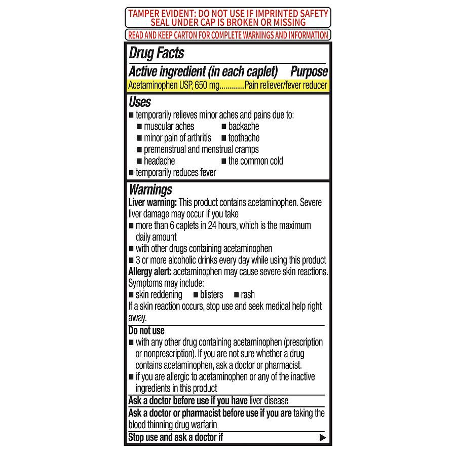 slide 5 of 5, Walgreens Free & Pure Long-Lasting Relief Pain Reliever Extended-Release Caplets, 40 ct