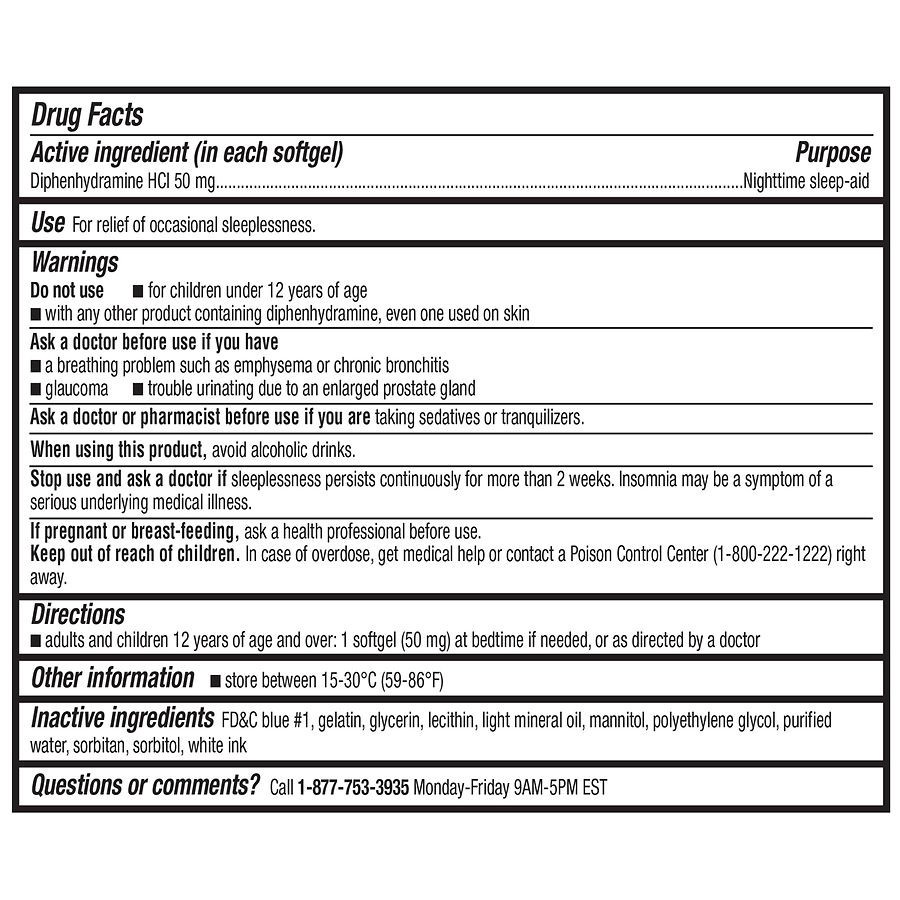 slide 2 of 2, Walgreens Sleep Aid Softgel, 100 ct