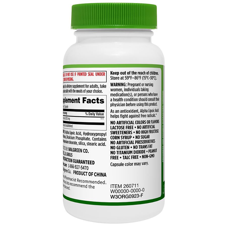 slide 2 of 4, Walgreens Alpha Lipoic Acid 200mg, 90 ct